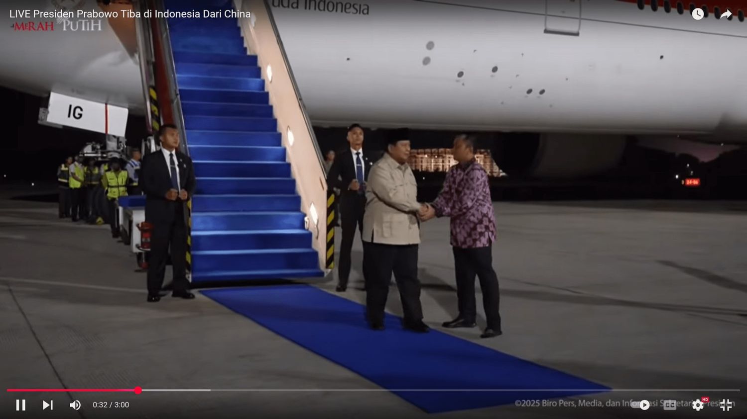 Prabowo Tuntaskan Kunjungan Diplomatik ke Tiongkok